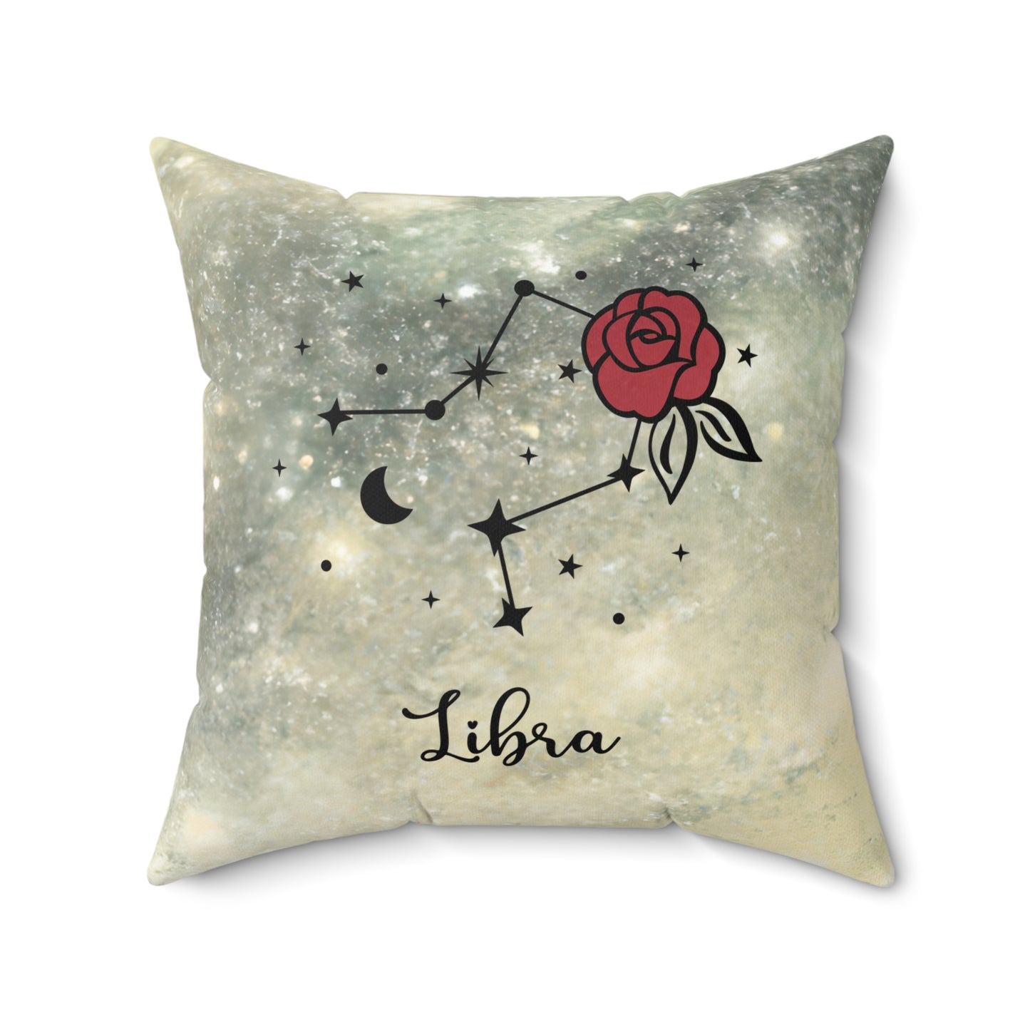 Libra Zodiac Throw Pillow, Astrological Home Decor, Star Sign Cushion, Gift for Astrology Lovers, Celestial Decor