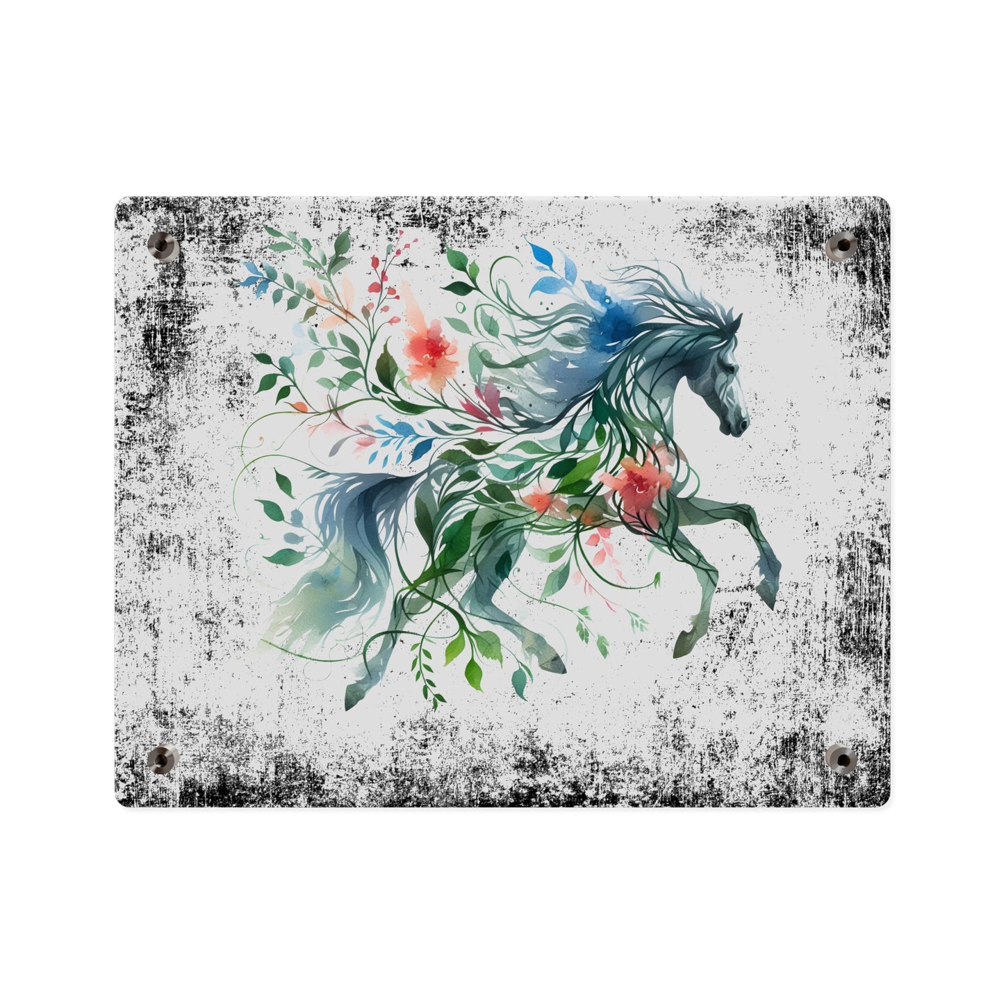 Whimsical Horse Acrylic Wall Art Panel – Nature-Inspired Home Decor