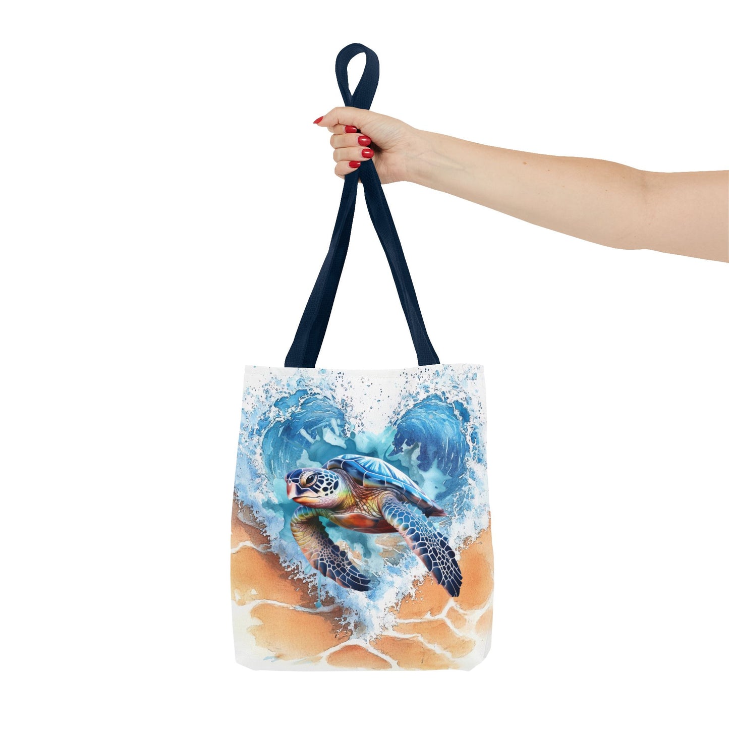 Ocean Turtle Tote Bag - Eco-Friendly, Beach Vibes, Summer Gift, Sea Life Accessory, Environmental Awareness