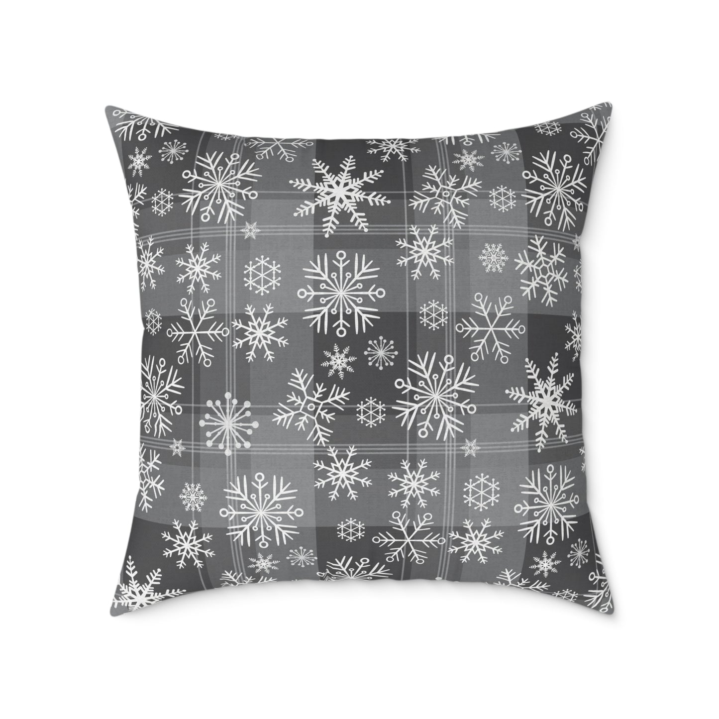 Holiday Funny Square Poly Canvas Pillow, Beautiful two-sided Holiday Decor. Holiday Humor for Home or Office, Accent for Any Room