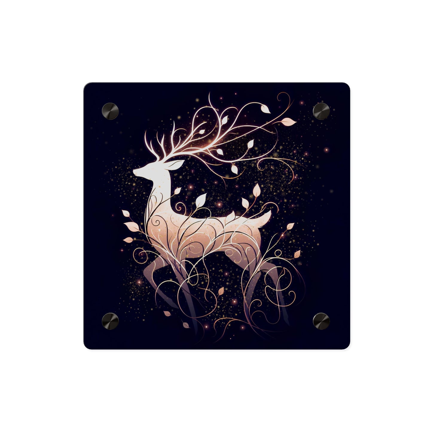 Elegant Deer Acrylic Wall Art Panel - Nature-Inspired Home Decor
