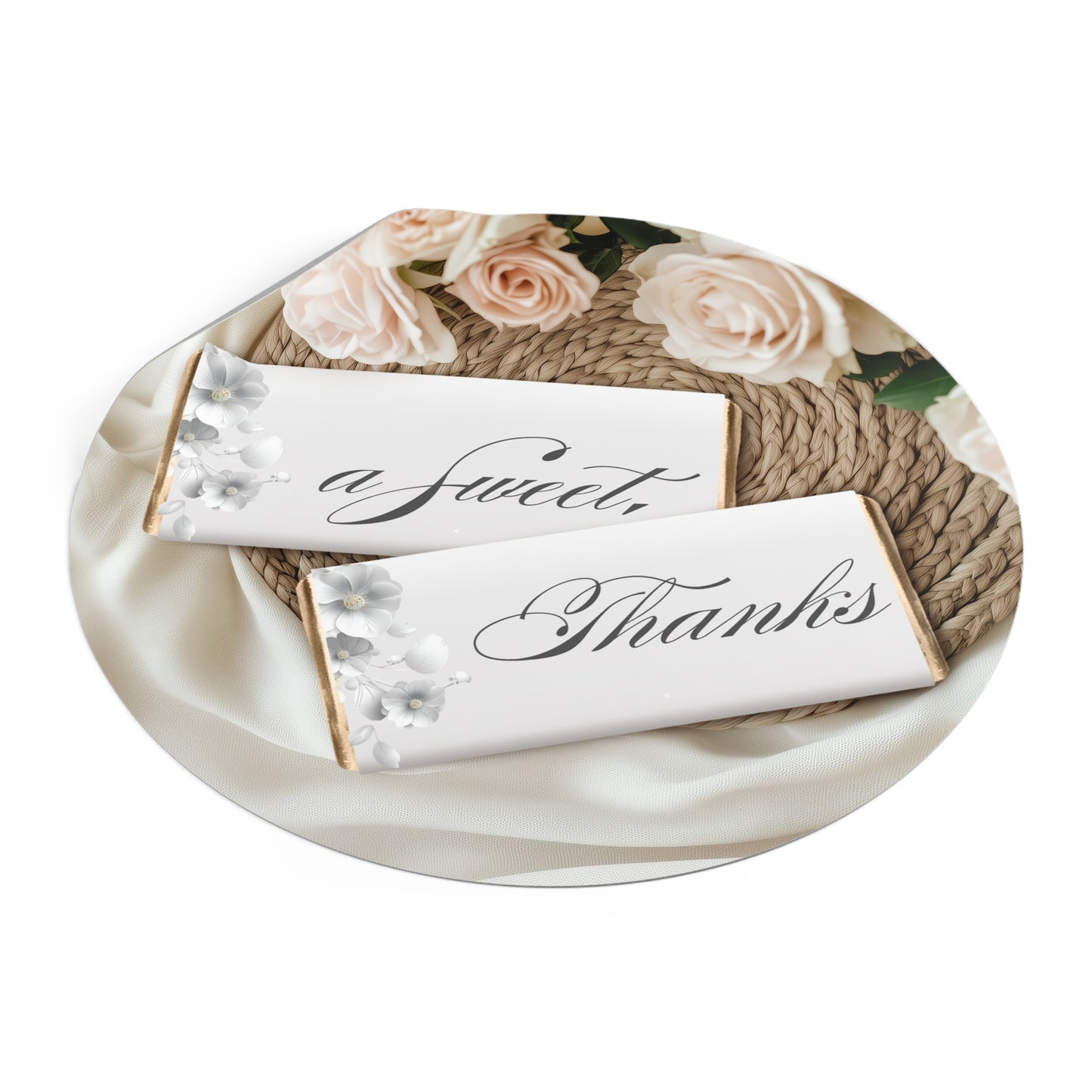 Elegant Floral Thank You Custom Vinyl Stickers | Wedding Favors, Bridal Party, DIY Decorations, Business Branding, Custom Gifts