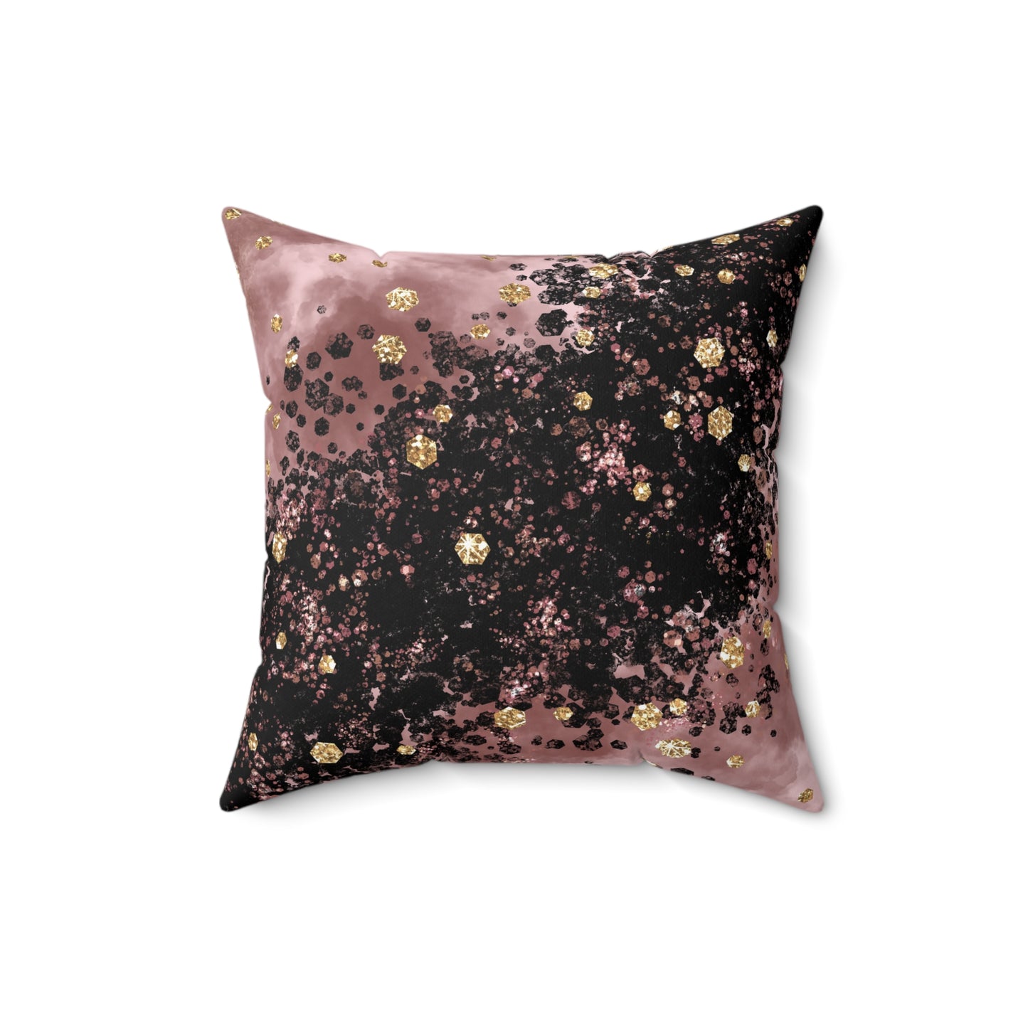 Decorative Spun Polyester Square Pillow, Stylish Pillow for Home or Office, Beautiful Accent for Any Room for Everyday for Anyone