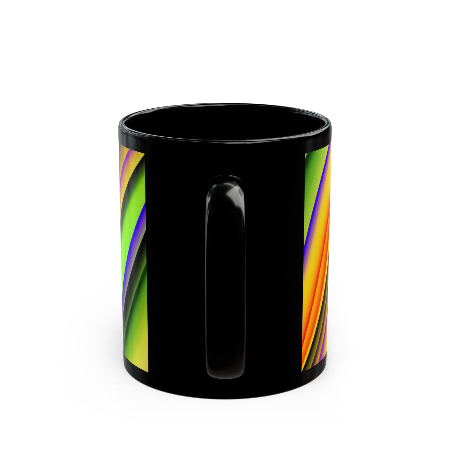 Halloween Theme Black Mug (11oz, 15oz), Halloween Quote, Peace Loving Halloween Lovers, Coffee, Tea, Hot Chocolate Lovers, Great Gift Idea