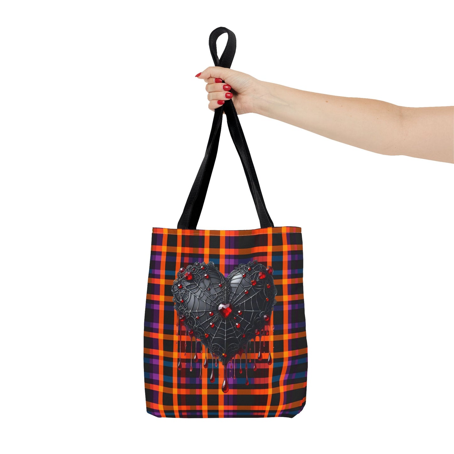Fashionable Halloween Theme Tote Bag (AOP), Fun Stylish for Everyday or Occasion, Perfect for Halloween Lovers, Gift Idea for Anyone