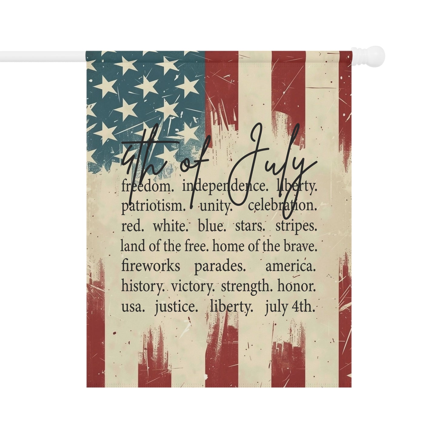 Patriotic Garden Flag - 4th of July Independence Day Decor