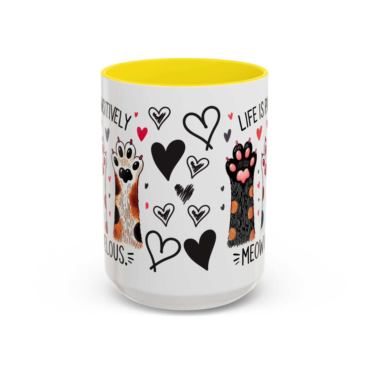 Coffee Mug - Humorous Stylish Cat Saying Mug, Gift Mug for Cat Lovers, Animal Lover Gift Idea, Housewarming Gift