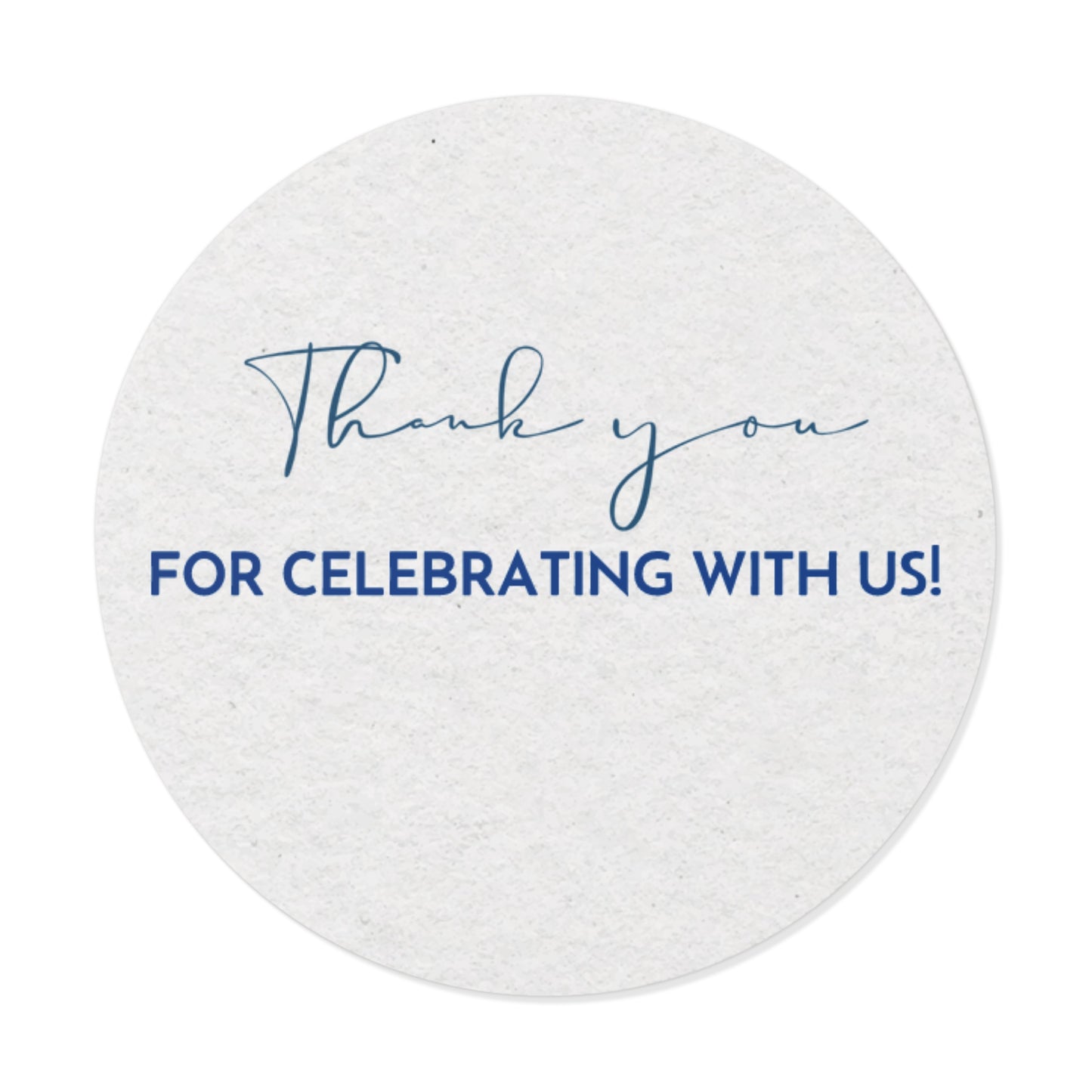 Thank You Celebration Stickers, Custom Wedding Favors, Personalized Party Decor, Event Stickers, Stylish Thank You Notes