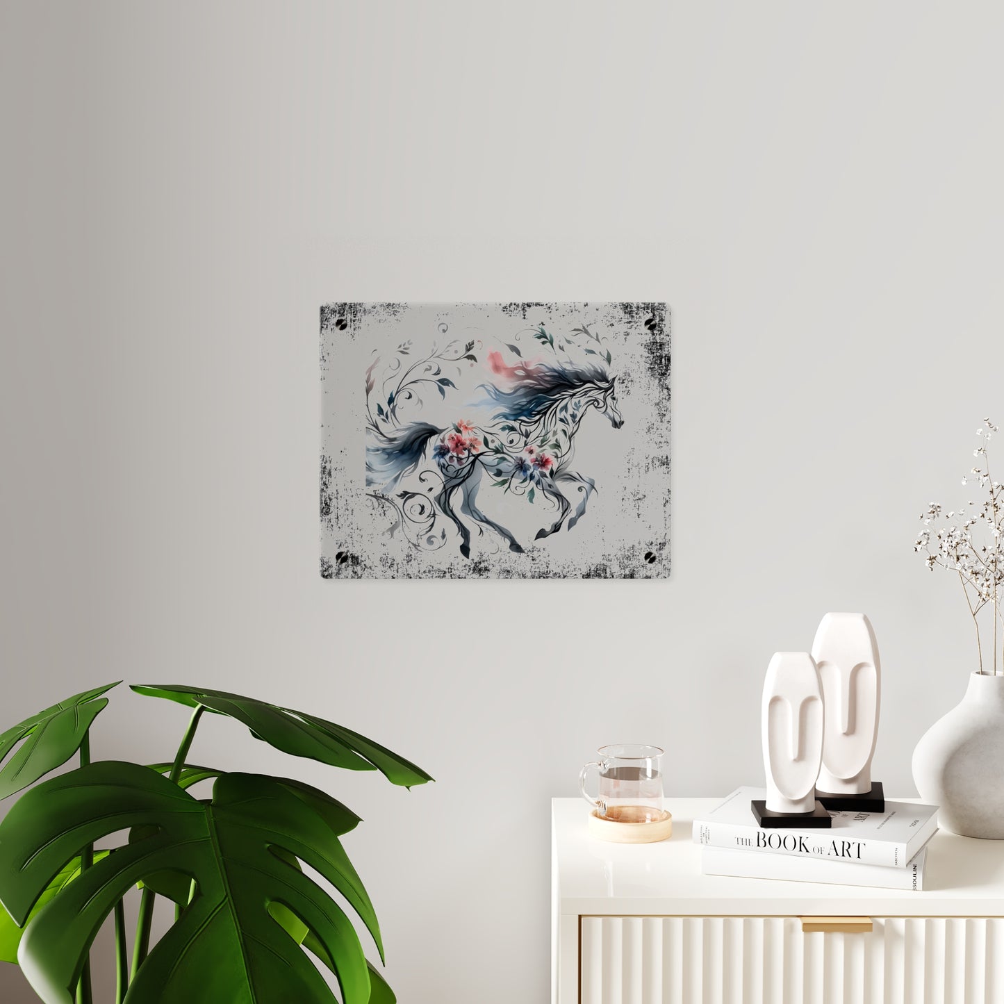 Celestial Horse Acrylic Wall Art Panel - Ethereal Home Decor
