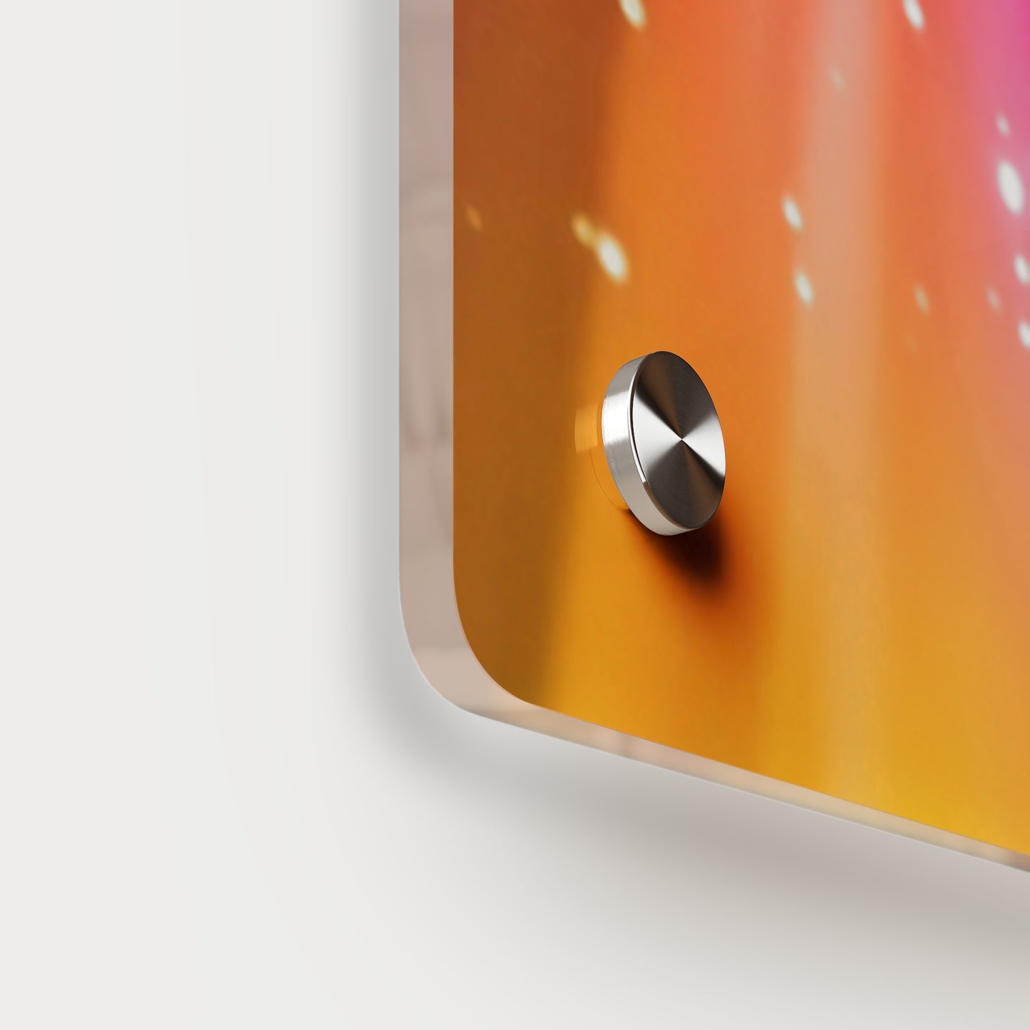 Acrylic Wall Art Panel - Inspirational Quote 'I Decide My Vibe' Hiking Scene