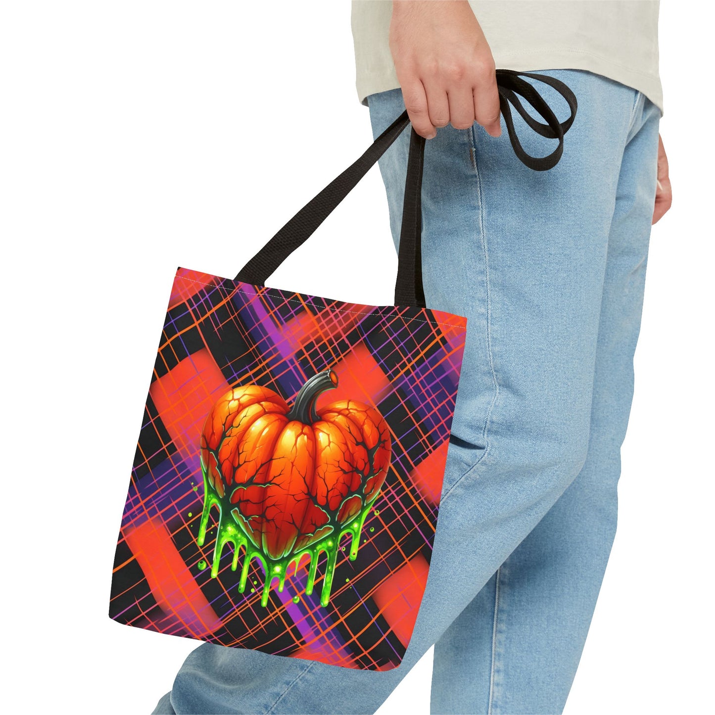 Fashionable Halloween Theme Tote Bag (AOP), Stylish For Everyday, Perfect Tote Bag for Halloween Lovers,  For Anyone