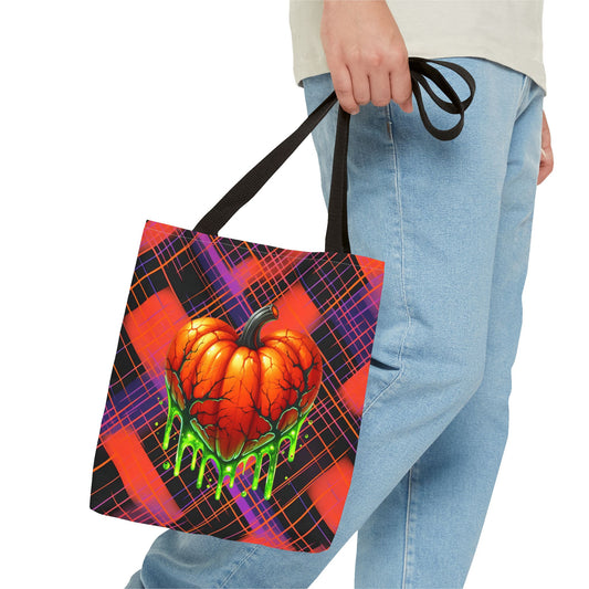 Fashionable Halloween Theme Tote Bag (AOP), Stylish For Everyday, Perfect Tote Bag for Halloween Lovers,  For Anyone