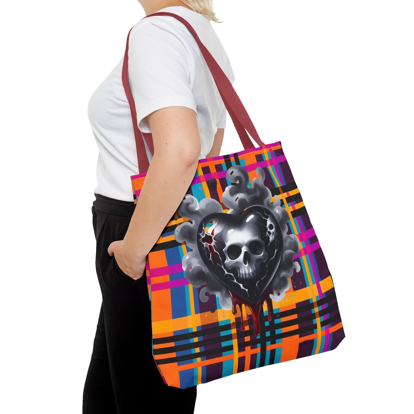 Fashionable Halloween Theme Tote Bag - Stylish Design for Everyday Festive Gift