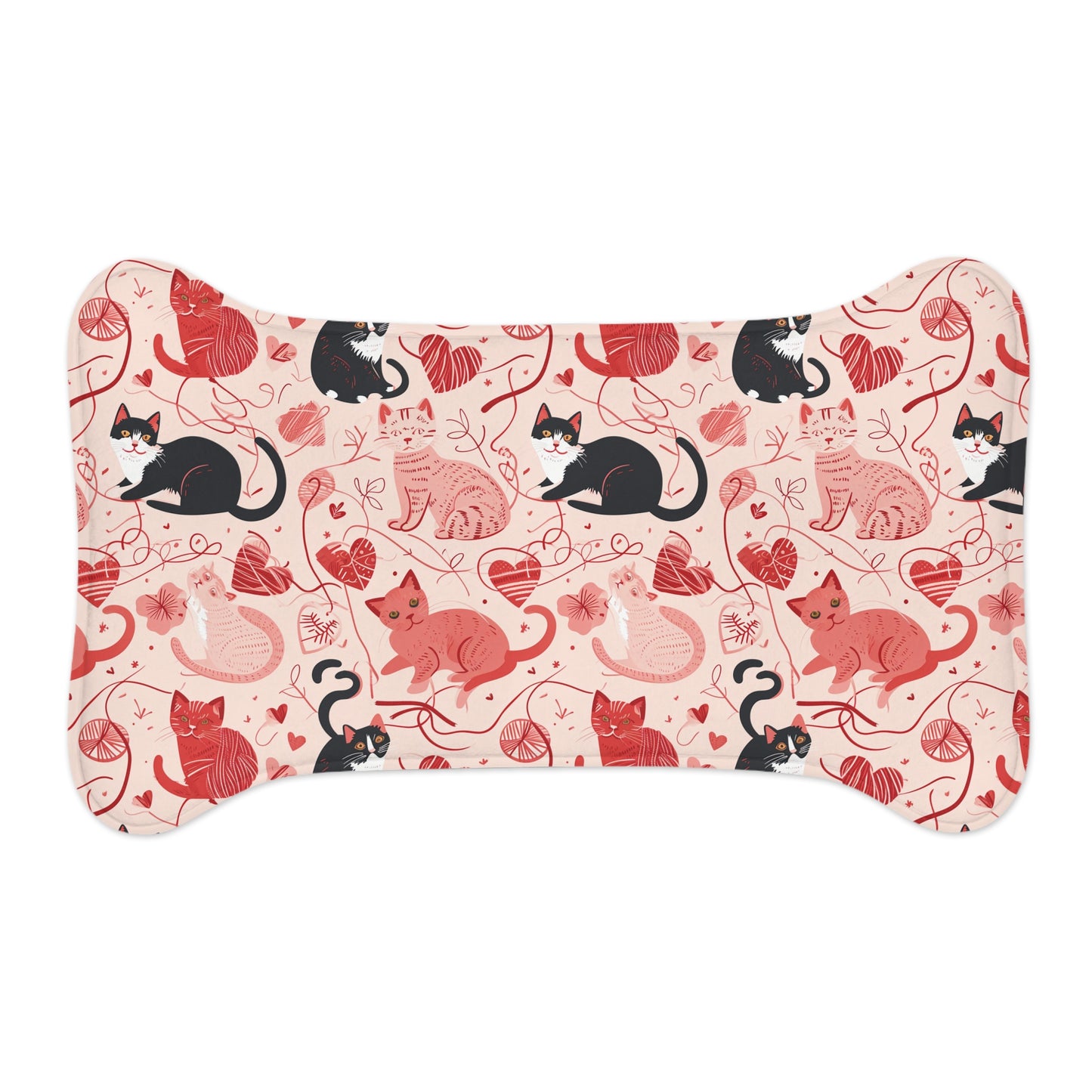 Cute Cat Design Pet Feeding Mats, Animal Lover Gifts, Dog Bowl Mat, Cat Food Dish, Pet Accessories for Home Decor