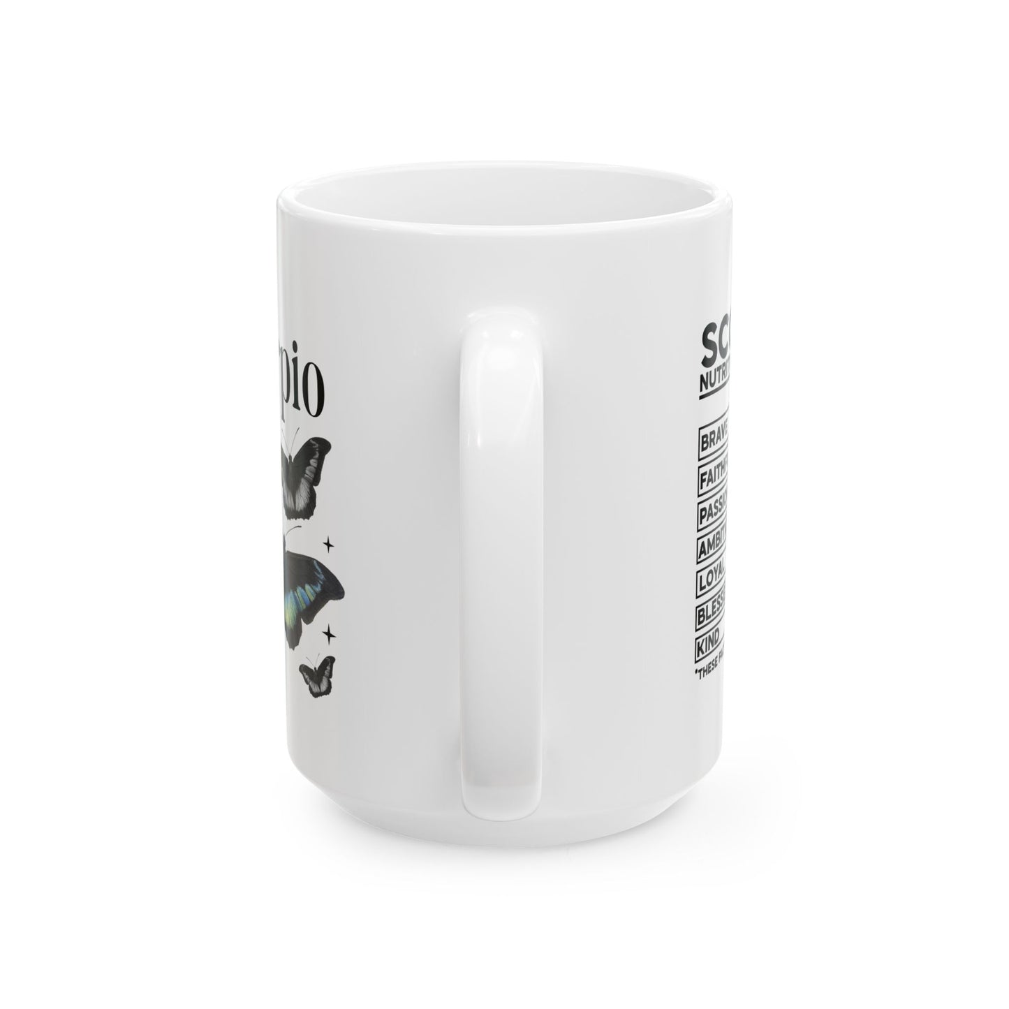 Scorpio Zodiac Ceramic Mug - Astrology Gift for Horoscope Lovers