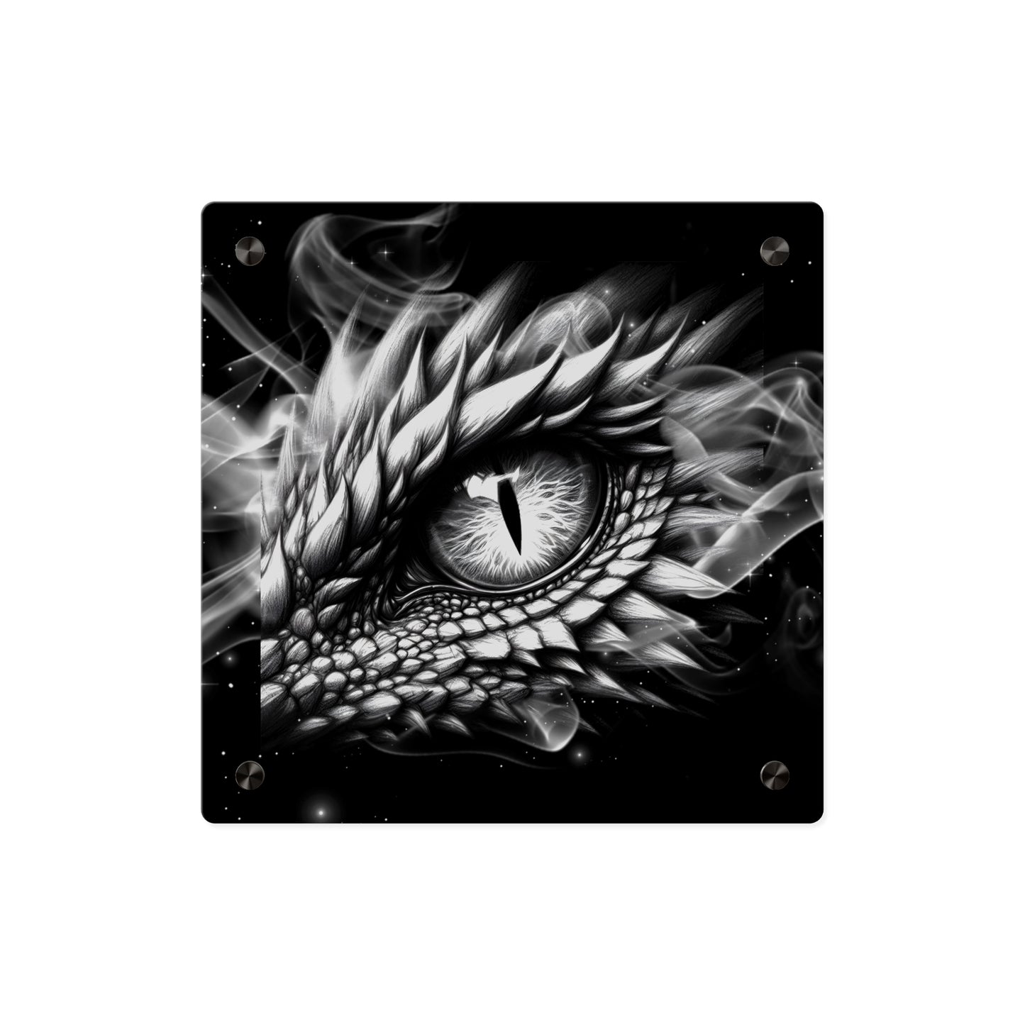 Mystical Dragon Eye Acrylic Wall Art Panels - Home Decor for Fantasy Lovers