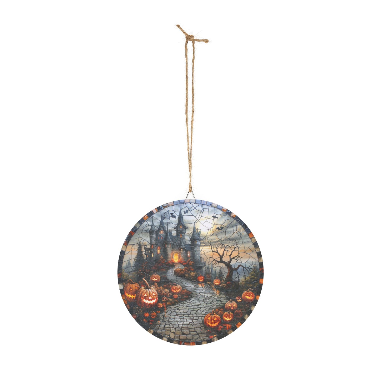 Halloween Rustic Charm Wood Sign, Spooky Wall Art, Rustic Home Decor, Pumpkin Decoration, Fall Sign for Haunted Houses