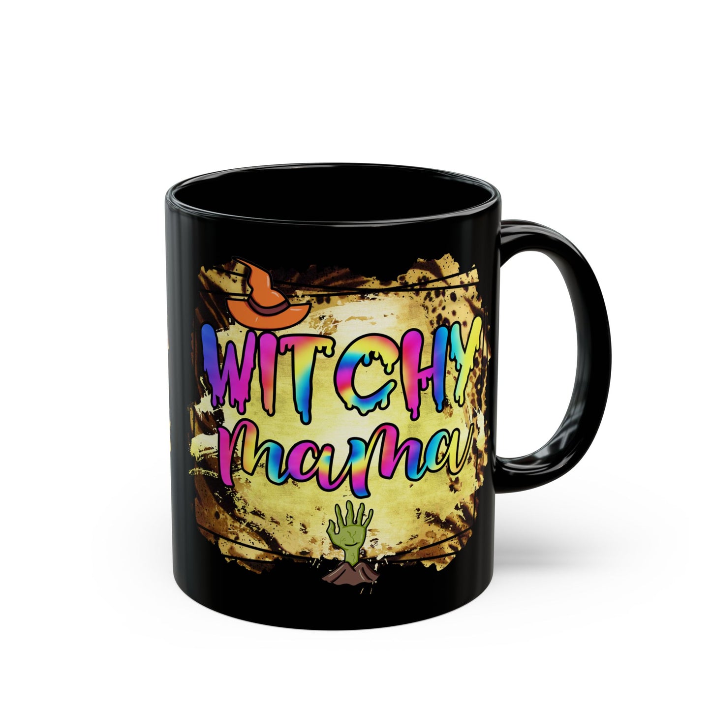 Witchy Mama Mug, Magical Coffee Cup for Moms, Halloween Gift, Boho Style Drinkware, Fun Witchy Mug