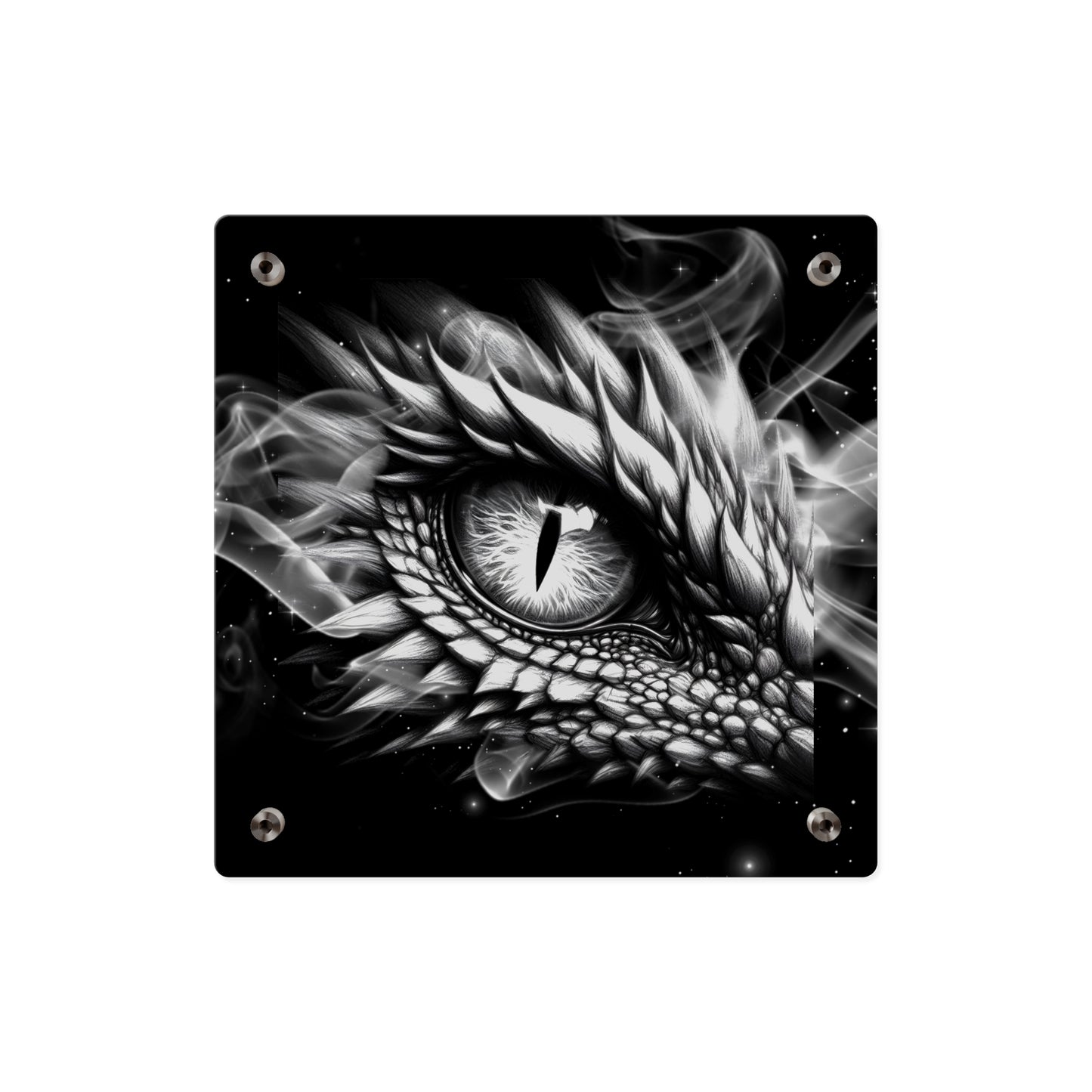 Mystical Dragon Eye Acrylic Wall Art Panels - Home Decor for Fantasy Lovers