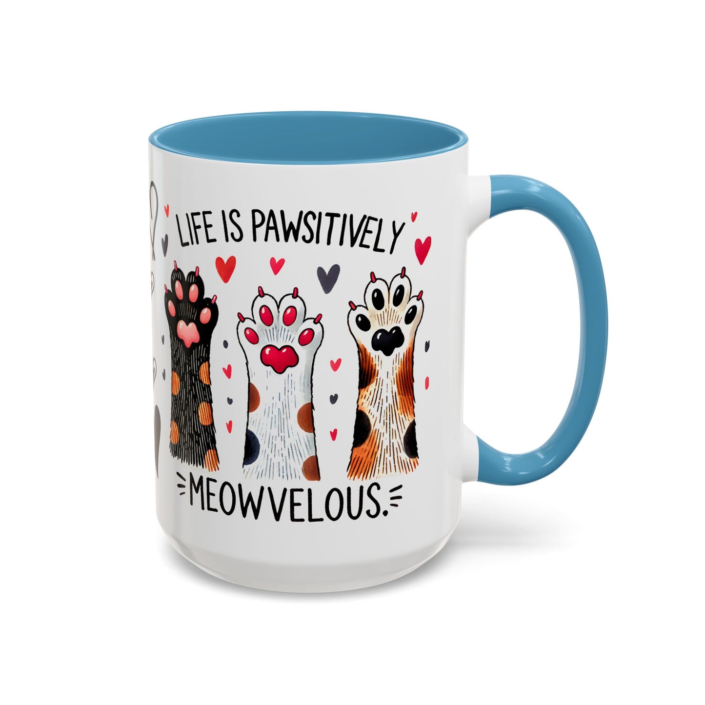 Coffee Mug - Humorous Stylish Cat Saying Mug, Gift Mug for Cat Lovers, Animal Lover Gift Idea, Housewarming Gift