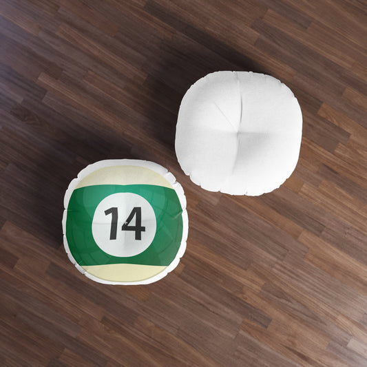 Billard Ball Tufted Floor Pillow, Home or Office Decor, Accent for Billard Room or Any Room, Great Housewarming or Any Occasion Gift Idea for Anyone