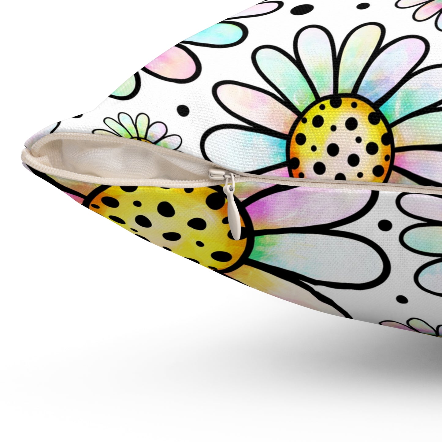 Cute Flower Pillow - Throw Cushion for Kids Room, Animal Decor, Gift for Her, Nursery, Home Accents