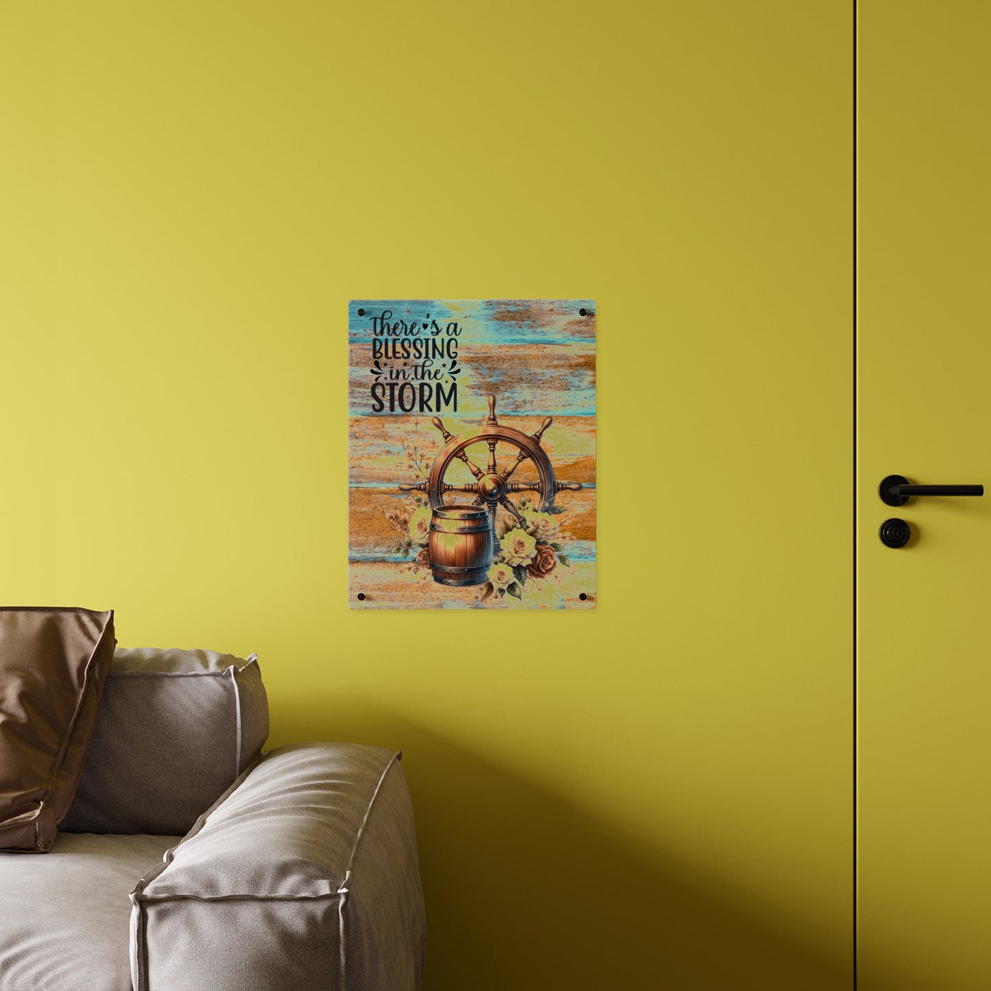 Nautical Blessings Acrylic Wall Art Panel - Inspiring Home Decor