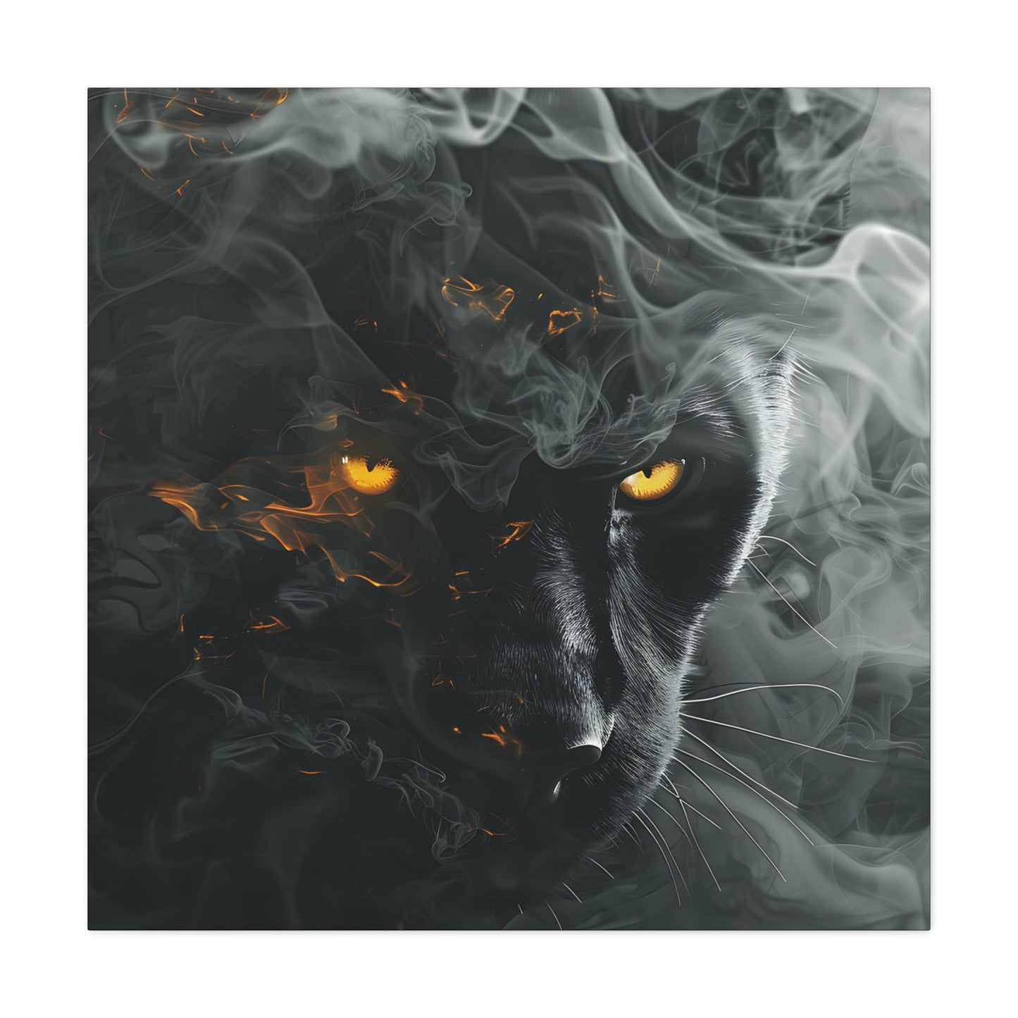 Mystical Panther Canvas Wall Art - 1.25" Stretched Wall Decor