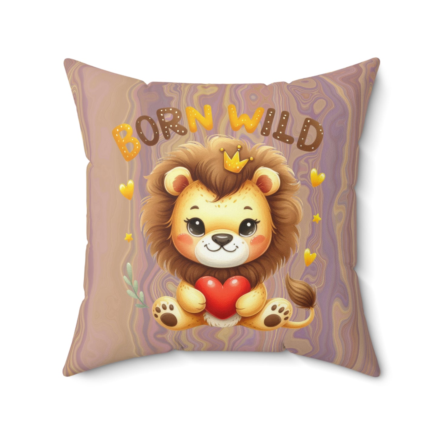 Wildly Cute Lion Pillow - Perfect for Kids’ Rooms, Nursery Decor, Birthday Gifts, Playroom Accents, Animal Lovers