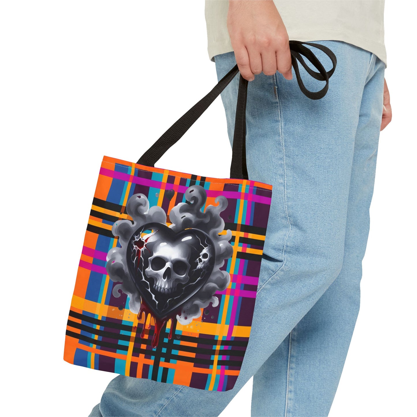 Fashionable Halloween Theme Tote Bag - Stylish Design for Everyday Festive Gift