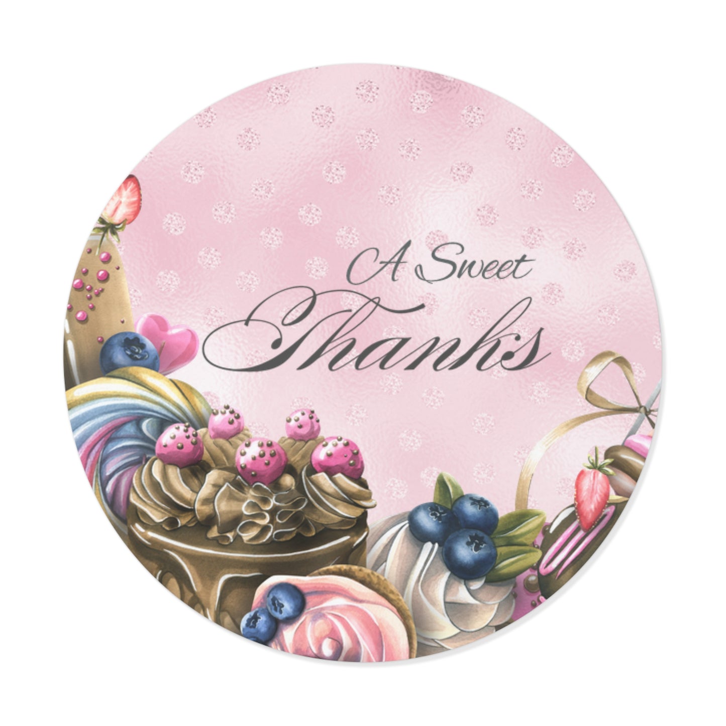 Wedding Vinyl Stickers, Wedding Favors, Event Decor, Custom Party Stickers, Sweet Thanks Stickers, Bridal Shower