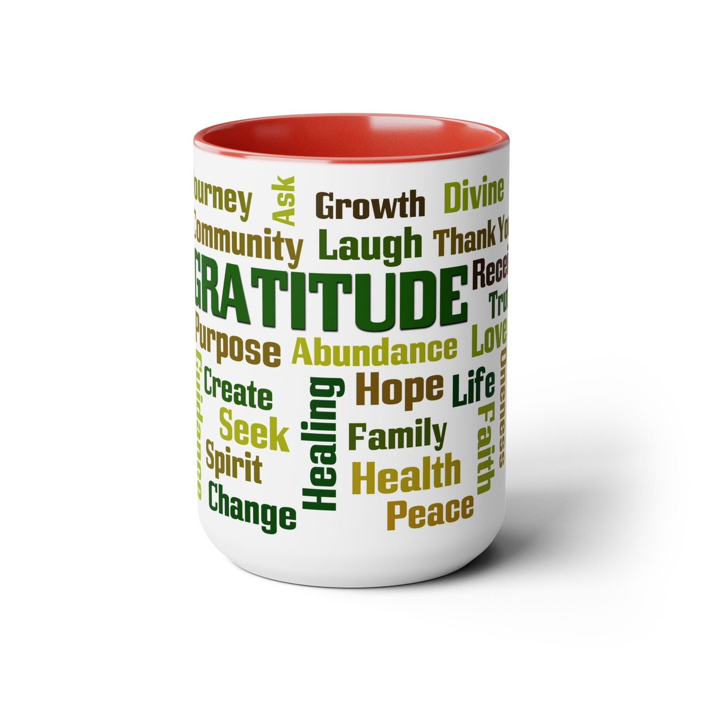 Inspirational Two-Tone Coffee Mugs,15oz, Coffee, Tea, Hot Chocolate Lovers, Gift Idea for Family, Friends and Co-Workers, for Any Occasion