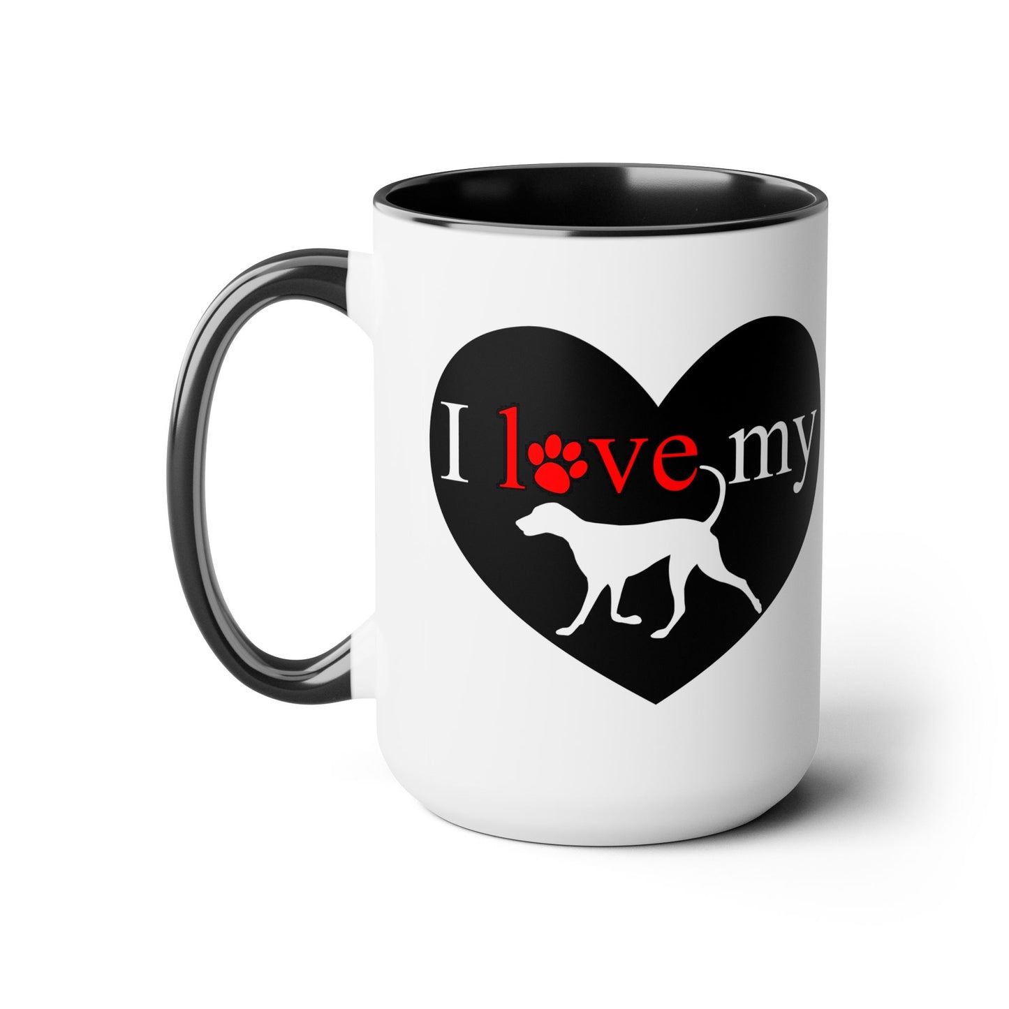 Pet Theme Two-Tone Coffee Mugs, 15oz, Animal Lovers, Pet Lovers Quote, Pet Lovers, Coffee, Tea, Hot Chocolate Lovers, Gift Idea for Any Occasion