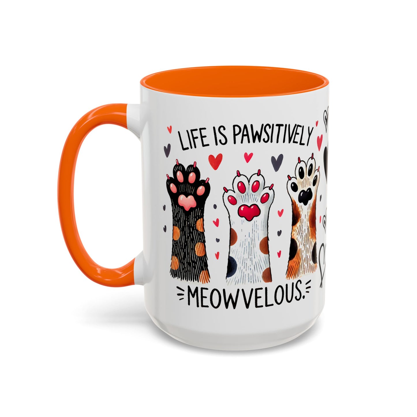 Coffee Mug - Humorous Stylish Cat Saying Mug, Gift Mug for Cat Lovers, Animal Lover Gift Idea, Housewarming Gift