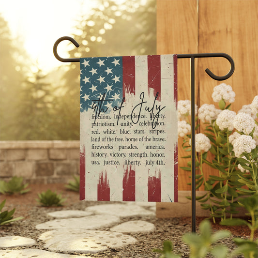 Patriotic Garden Flag - 4th of July Independence Day Decor