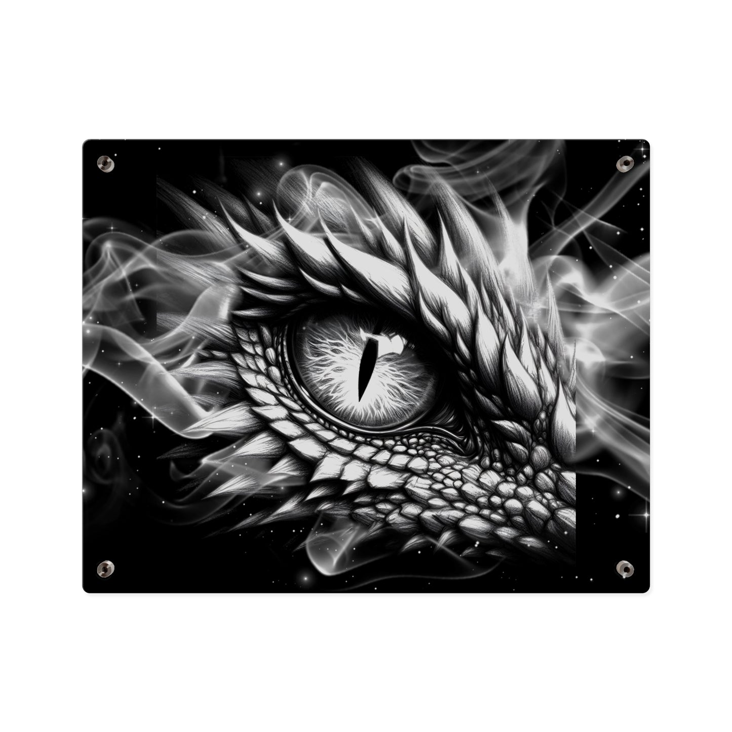 Mystical Dragon Eye Acrylic Wall Art Panels - Home Decor for Fantasy Lovers