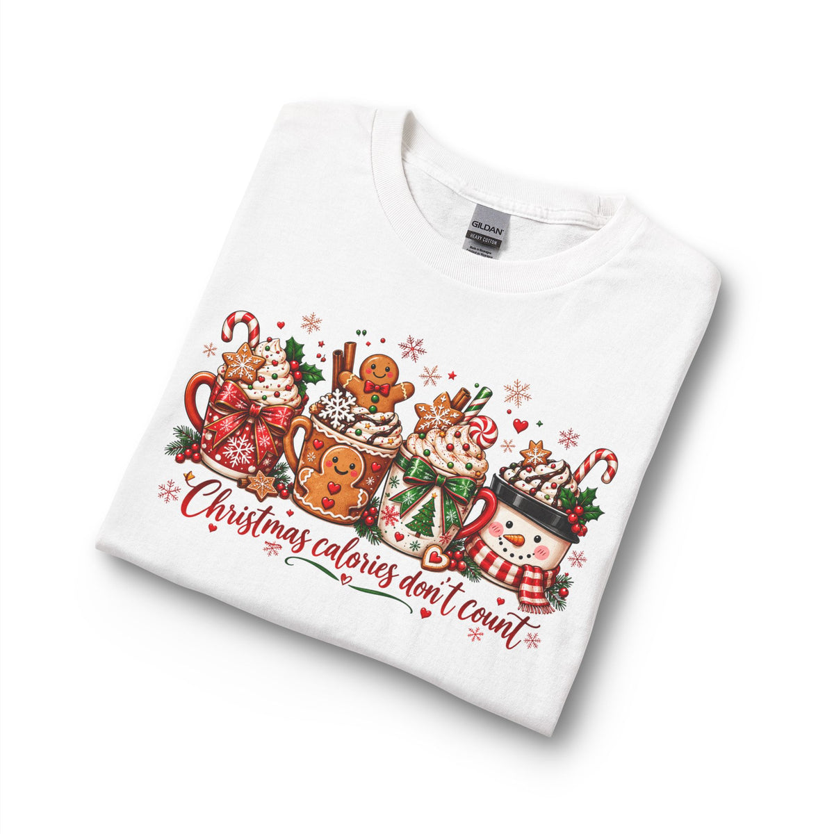 Christmas Cheer Long Sleeve T-Shirt – Festive Holiday Candy Cane Design