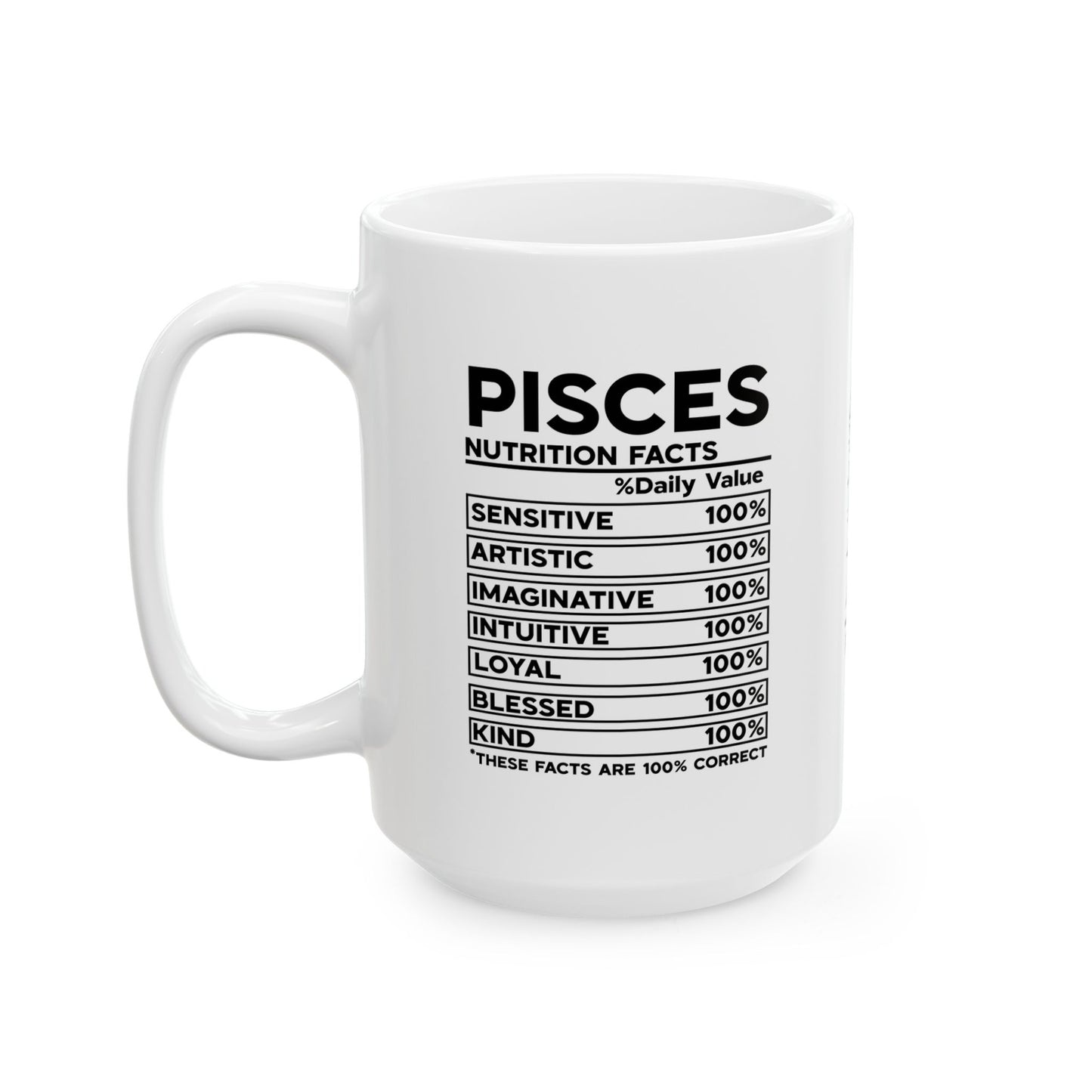 Pisces Zodiac Ceramic Mug (11oz & 15oz) – Astrology Gift for Horoscope Lovers