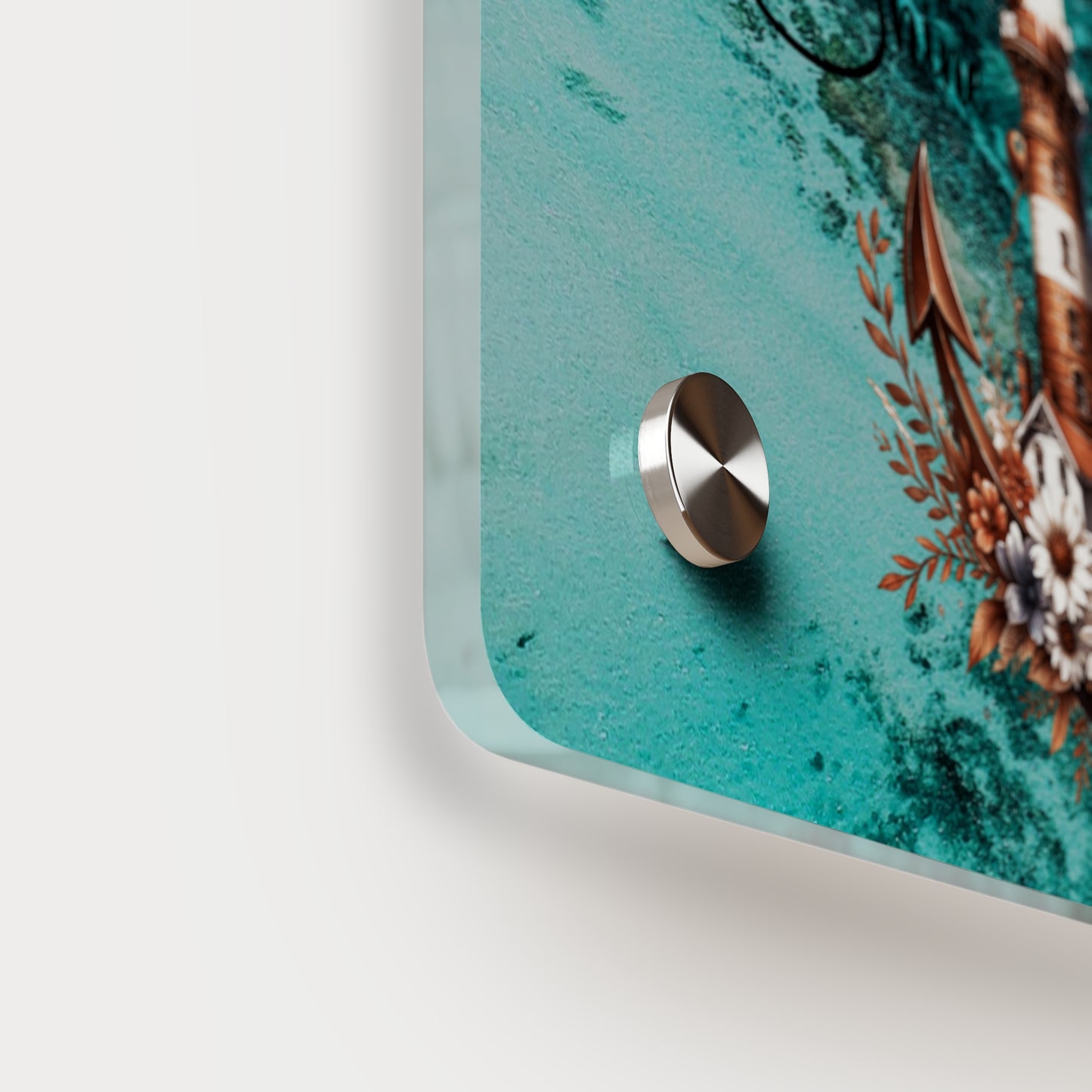 Nautical Acrylic Wall Art Panel - "Let Your Light Shine" Home Decor