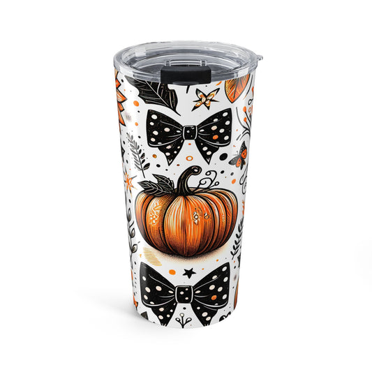 Pumpkin Spice Tumbler 20oz - Fall Seasonal Drinkware