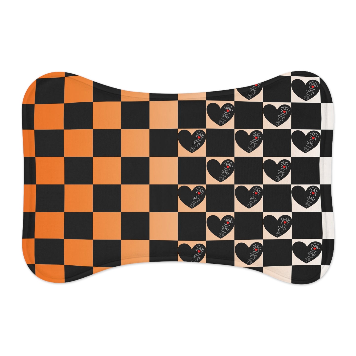 Stylish Pet Feeding Mats with Cute Heart Design, Dog Feeding Mat, Cat Feeding Place, Pet Accessories, Home Decor