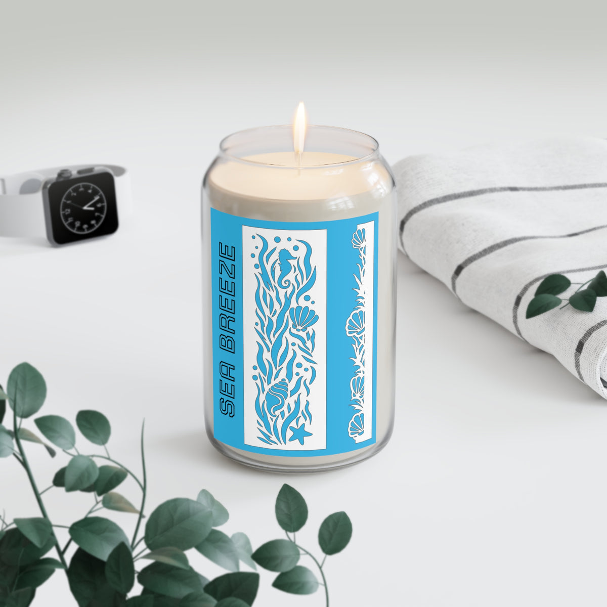 Scented Soy Candles (3) Scents; 13.75oz  - Comfort Spice Autumn Forest, Sea Breeze, Vanilla Bean