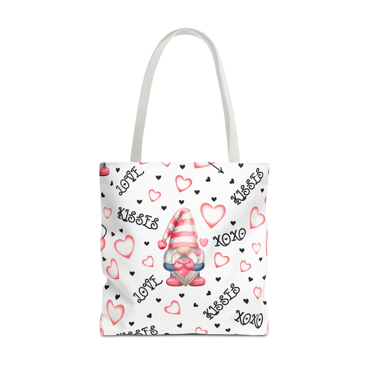 Romantic Love Gnome Tote Bag - Whimsical Valentine Gift for Gnome Lovers