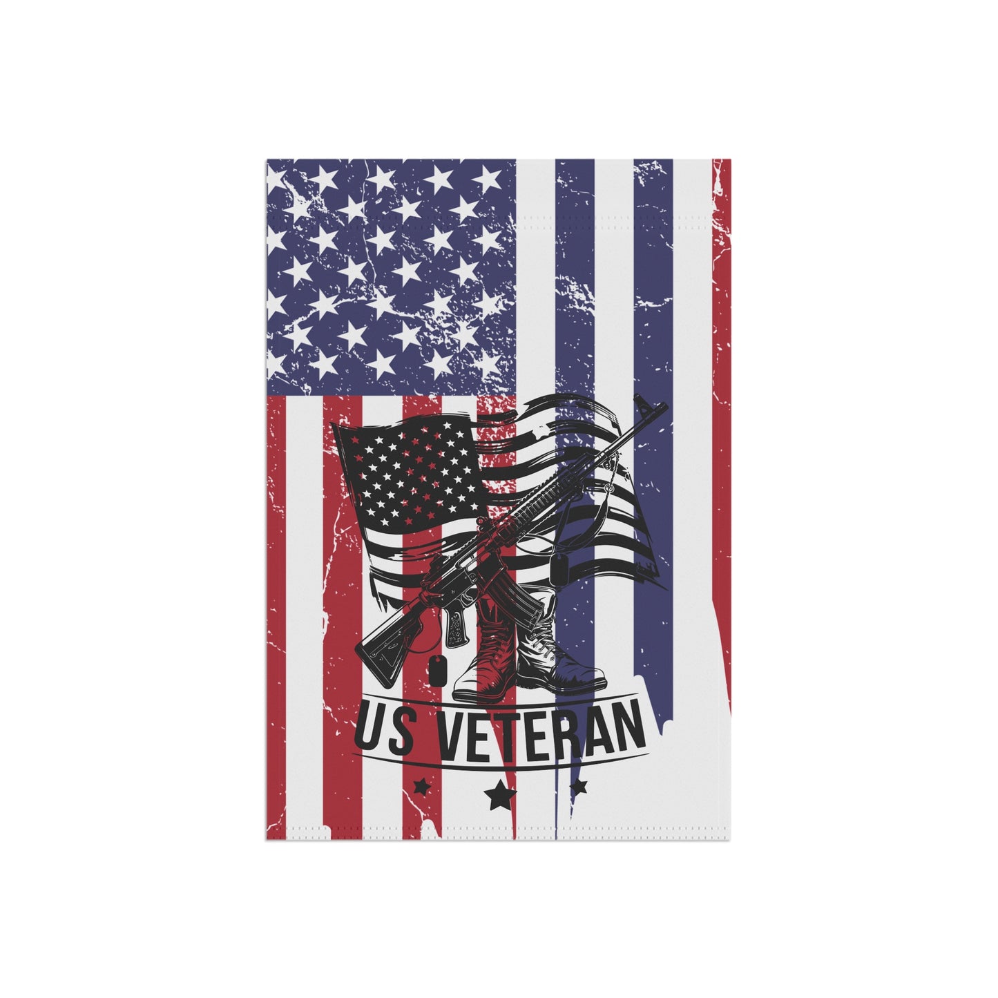 Patriotic Veteran Garden Flag - Celebrate Freedom & Honor Heroes