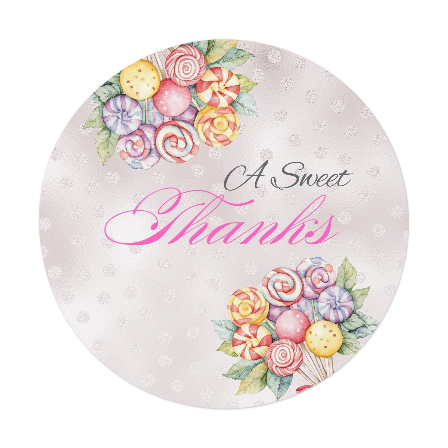 Sample Wedding Favor Stickers, Custom Thank You Stickers, Floral Vinyl Stickers for Events, Bridal Shower Decor, Personal Touch for Parties