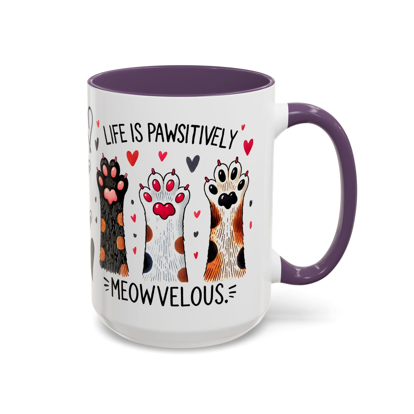 Coffee Mug - Humorous Stylish Cat Saying Mug, Gift Mug for Cat Lovers, Animal Lover Gift Idea, Housewarming Gift