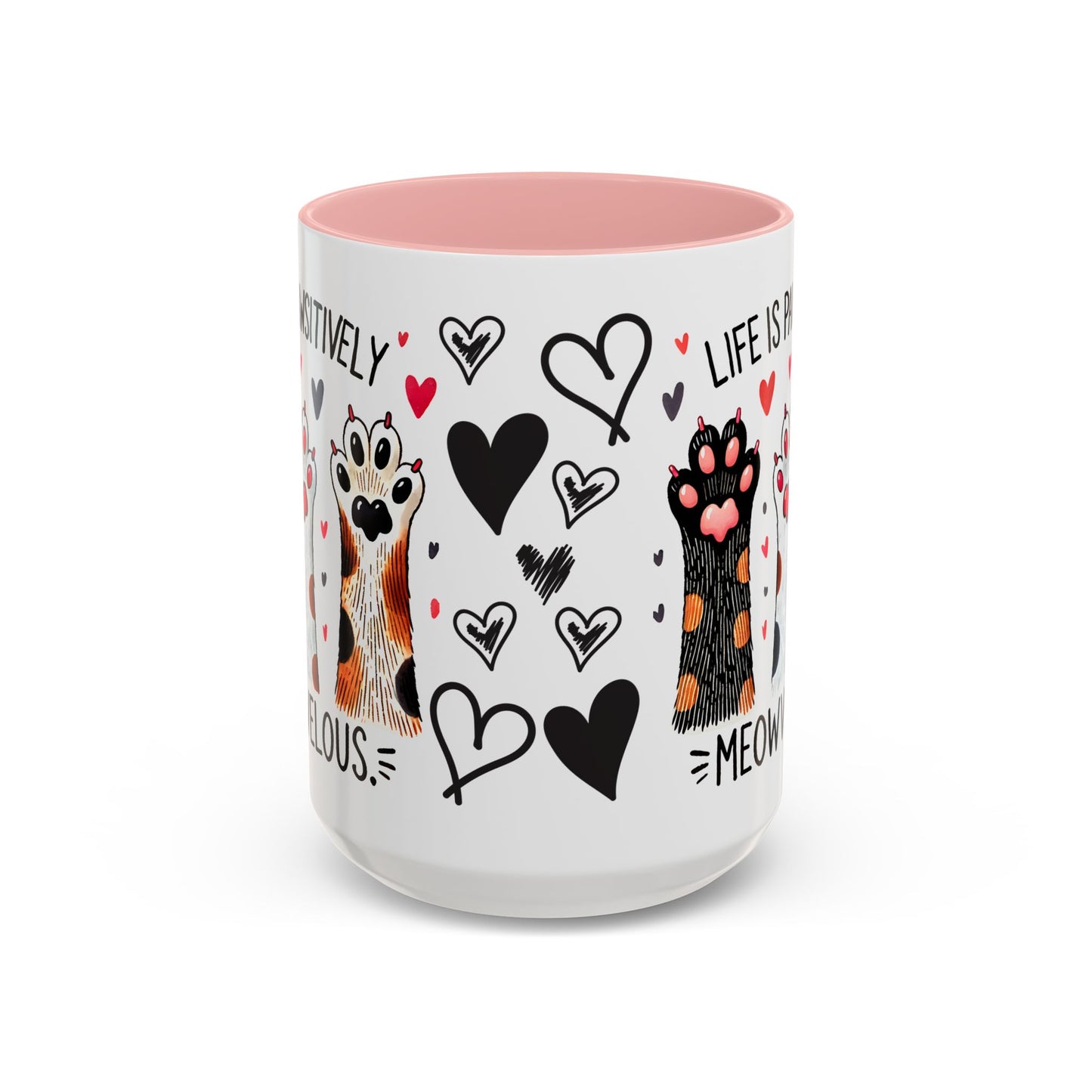 Coffee Mug - Humorous Stylish Cat Saying Mug, Gift Mug for Cat Lovers, Animal Lover Gift Idea, Housewarming Gift