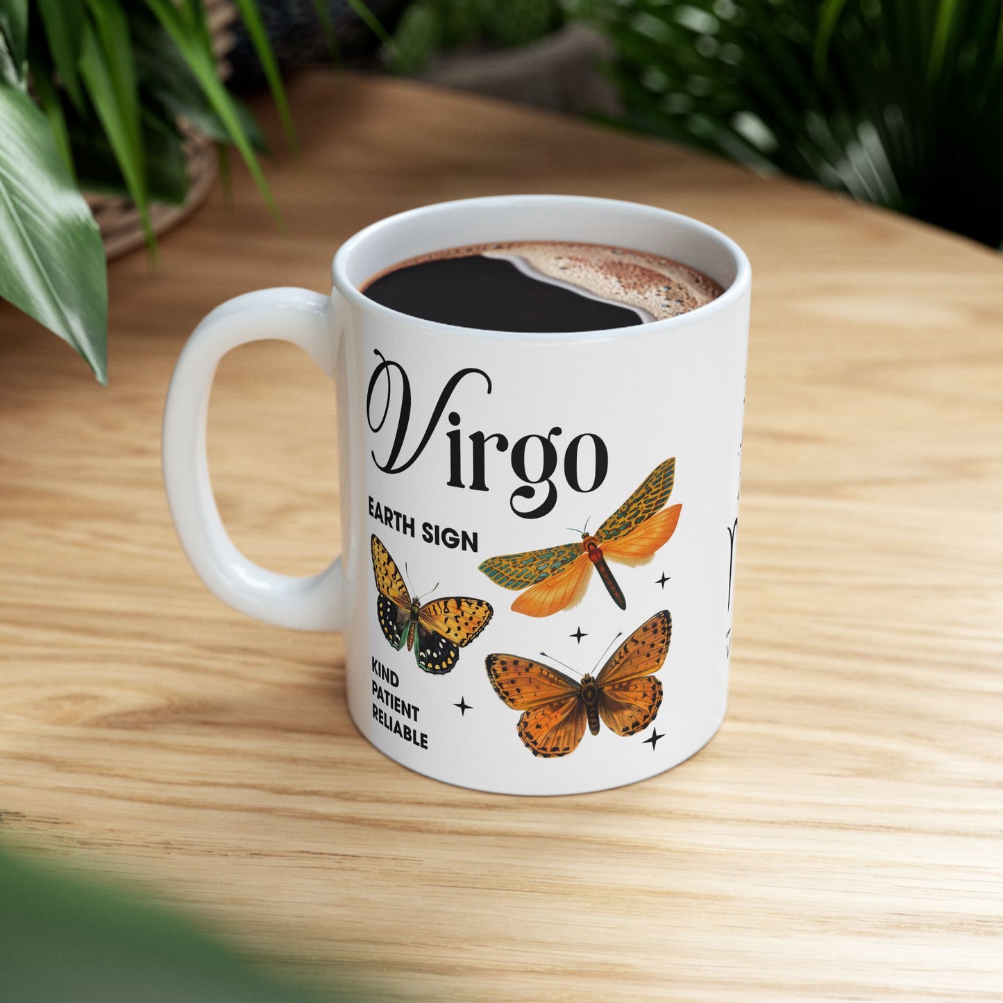 Personalized Virgo Zodiac Ceramic Mug - 11oz & 15oz