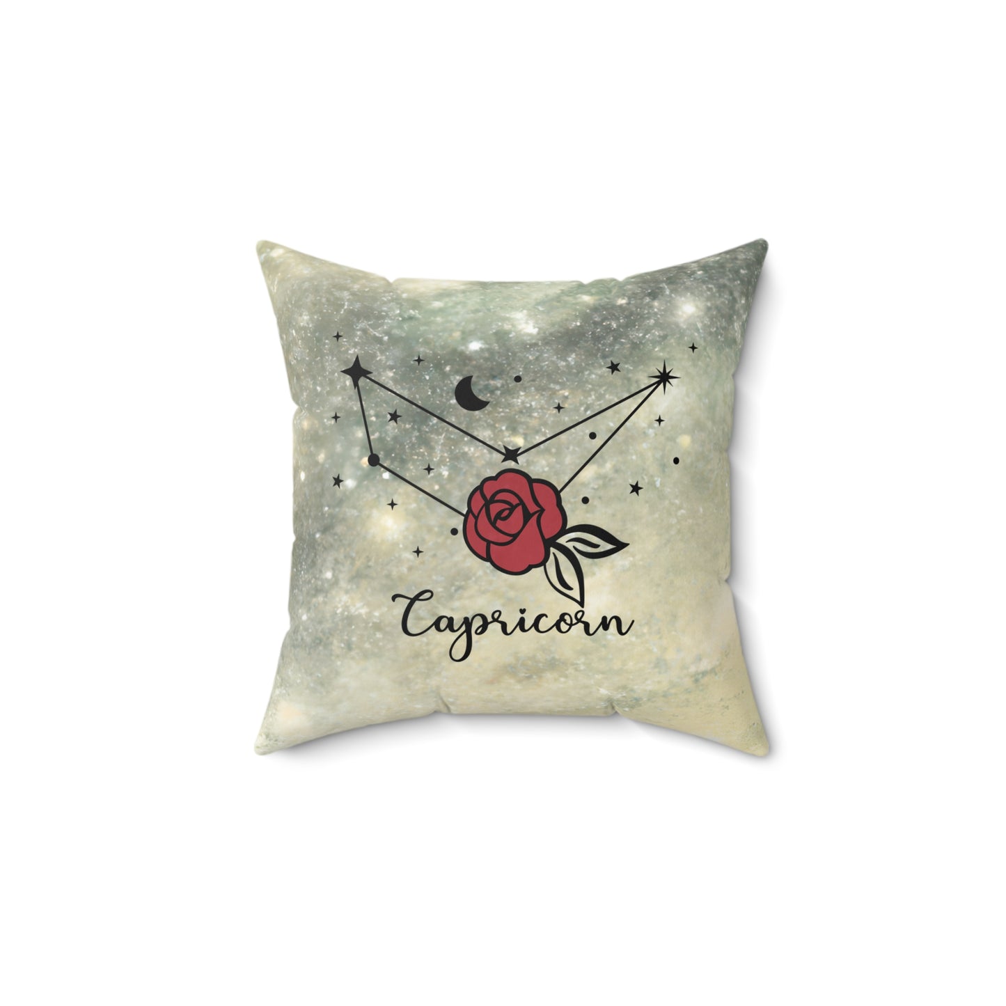 Capricorn Zodiac Pillow | Celestial Decor, Astrology Gift, Home Accent, Horoscope Cushion, Starry Night Pillow