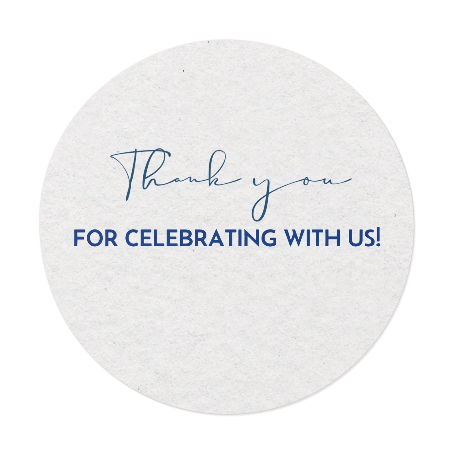 Thank You Celebration Stickers, Custom Wedding Favors, Personalized Party Decor, Event Stickers, Stylish Thank You Notes